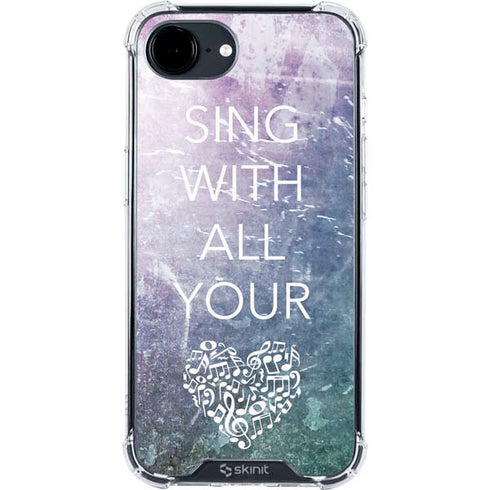 Sing With All Your Heart iPhone 16e Clear Case