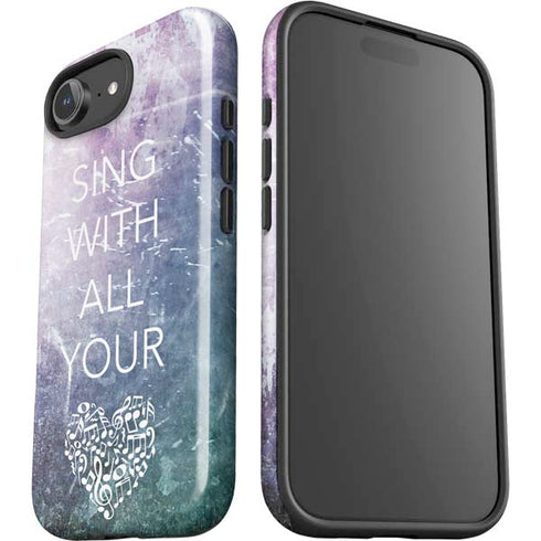 Sing With All Your Heart iPhone 16e Impact Case