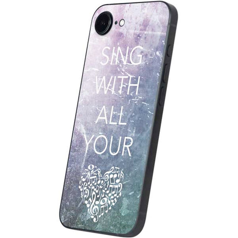 Sing With All Your Heart iPhone 16e Skin