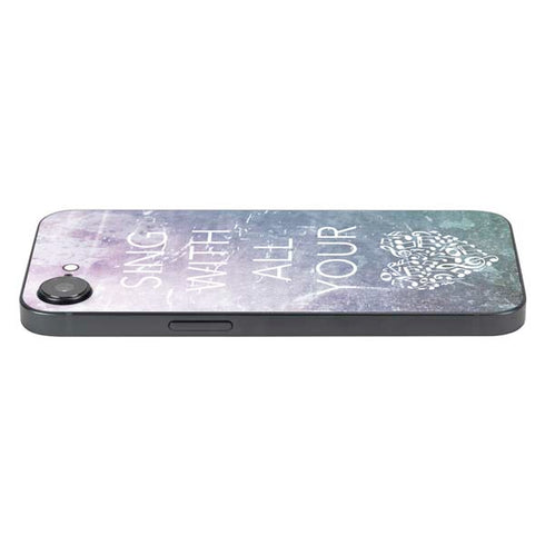 Sing With All Your Heart iPhone 16e Skin