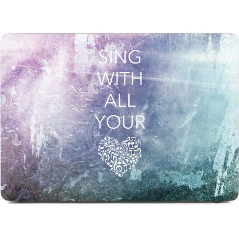 Sing With All Your Heart Apple MacBook Air Skin