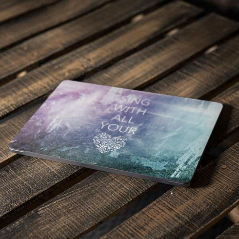 Sing With All Your Heart Apple MacBook Air Skin