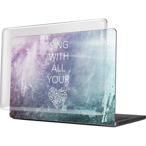Sing With All Your Heart MacBook Pro 14in (2021-24) Case plus Skin