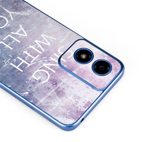 Sing With All Your Heart Moto G Play 4G (2024) Skin