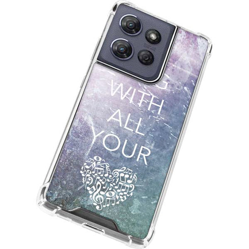 Sing With All Your Heart Moto G Power 5G (2025) Clear Case