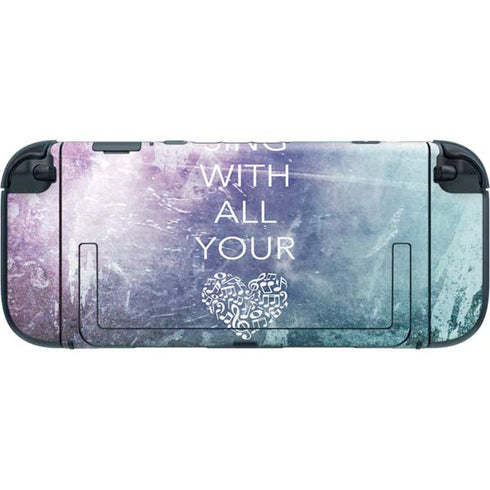 Sing With All Your Heart Nintendo Switch 2 (2025) with Joy-Con Skin