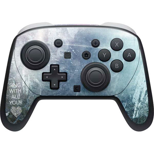 Sing With All Your Heart Nintendo Switch 2 (2025) Pro Controller Skin