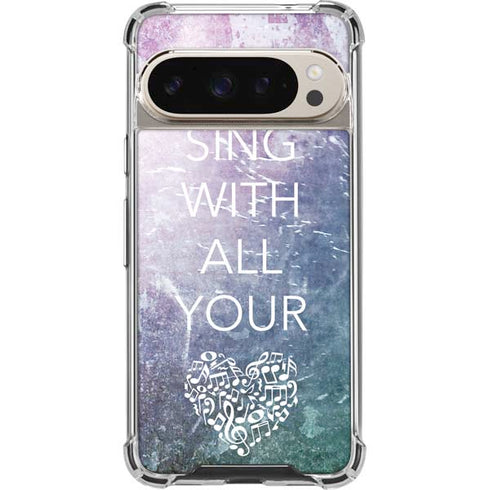 Sing With All Your Heart Pixel 9/9 Pro Clear Case