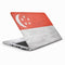 Singapore Flag Distressed HP Elitebook Skin