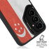 Singapore Flag Distressed Galaxy S25 Kickstand Case