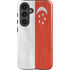 Singapore Flag Distressed Galaxy S25 Plus Impact Case