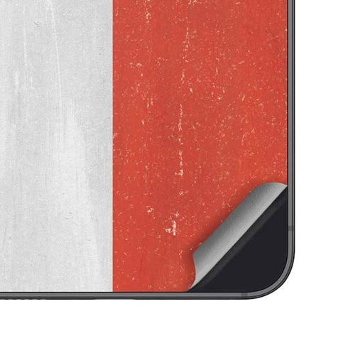 Singapore Flag Distressed Galaxy S25 Plus Skin