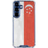 Singapore Flag Distressed Galaxy S25 Plus Clear Case