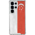 Singapore Flag Distressed Galaxy S25 Ultra Clear Case