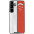 Singapore Flag Distressed Galaxy S26 Clear Case