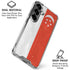 Singapore Flag Distressed Galaxy S26 Plus Clear Case