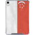 Singapore Flag Distressed iPad 11th Gen (2025) Clear Case