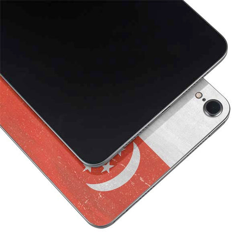 Singapore Flag Distressed Apple iPad Mini Skin