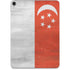 Singapore Flag Distressed Apple iPad Pro Skin