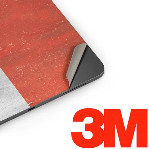 Singapore Flag Distressed Apple iPad Pro Skin