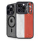 Singapore Flag Distressed iPhone 13 Pro Kickstand Case