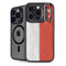 Singapore Flag Distressed iPhone 13 Pro Max Kickstand Case