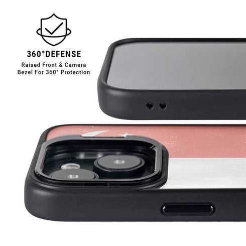 Singapore Flag Distressed iPhone 14 Plus Kickstand Case