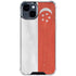 Singapore Flag Distressed iPhone 15 Clear Case