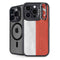 Singapore Flag Distressed iPhone 16 Pro Max Kickstand Case