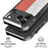 Singapore Flag Distressed iPhone 18 Pro Clear Case