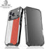 Singapore Flag Distressed iPhone 18 Pro Clear Case