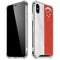 Singapore Flag Distressed iPhone X/XS Clear Case