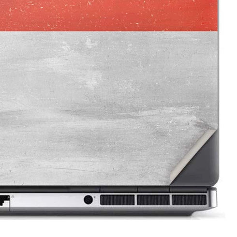Singapore Flag Distressed Dell Precision Skin