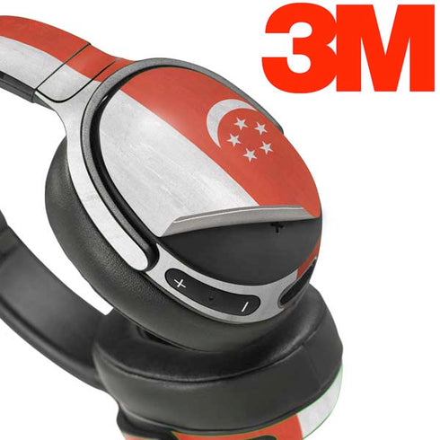 Singapore Flag Distressed Skullcandy Venue Skin