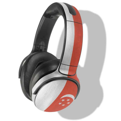 Singapore Flag Distressed Skullcandy Venue Skin
