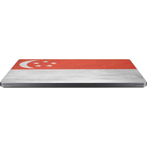 Singapore Flag Distressed Surface Laptop 7 15in Skin