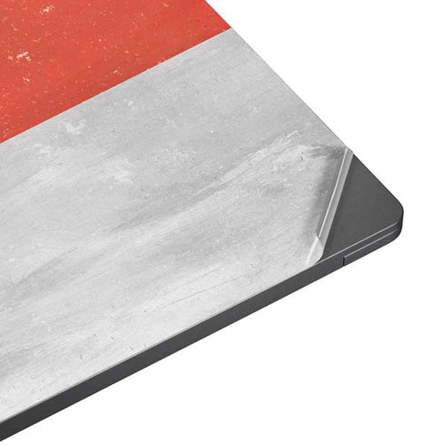 Singapore Flag Distressed Surface Laptop 7 15in Skin