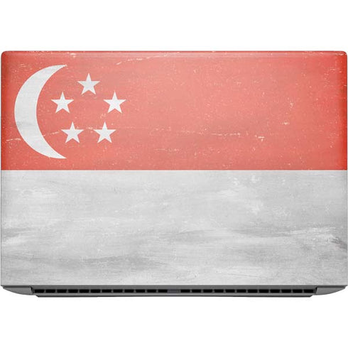 Singapore Flag Distressed HP ZBook Fury 16 G10 Skin