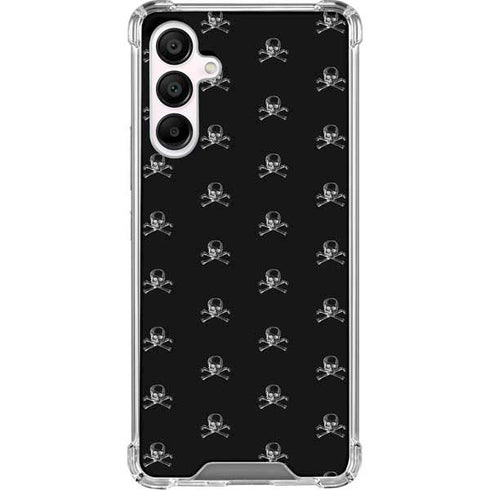 Alchemy Skull and Crossbone Pattern Galaxy A16 5G Clear Case