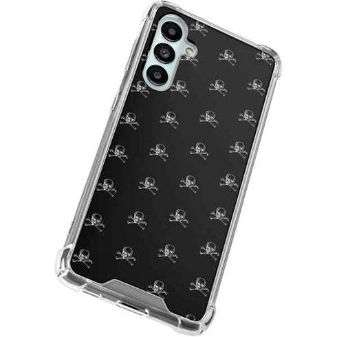 Alchemy Skull and Crossbone Pattern Galaxy A16 5G Clear Case