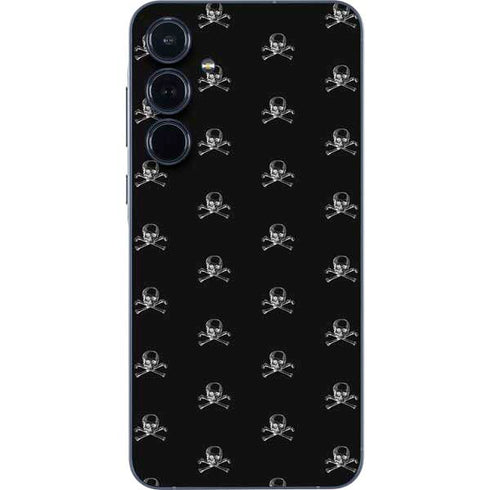 Alchemy Skull and Crossbone Pattern Galaxy A35 5G Skin