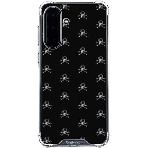 Alchemy Skull and Crossbone Pattern Galaxy A36 5G Clear Case