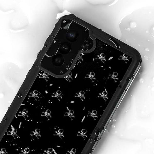 Alchemy Skull and Crossbone Pattern Galaxy S24 Plus Waterproof Case