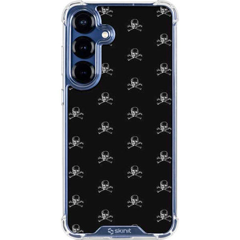 Alchemy Skull and Crossbone Pattern Galaxy S25 Plus Clear Case