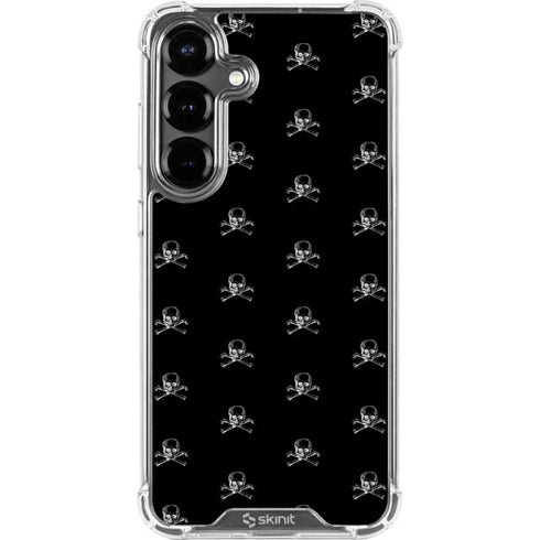 Alchemy Skull and Crossbone Pattern Galaxy S26 Plus Clear Case