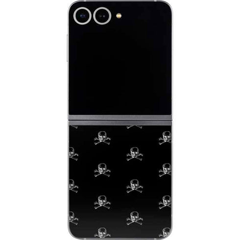 Alchemy Skull and Crossbone Pattern Galaxy Z Flip6 Skin