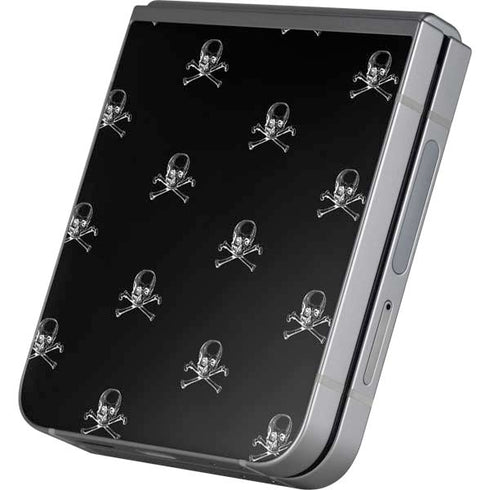 Alchemy Skull and Crossbone Pattern Galaxy Z Flip6 Skin
