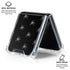 Alchemy Skull and Crossbone Pattern Galaxy Z Flip6 Clear Case