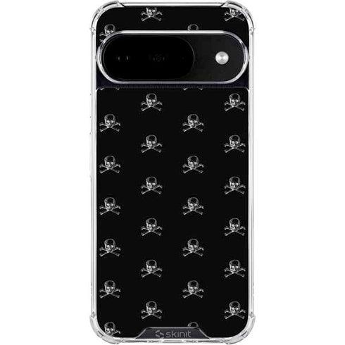 Alchemy Skull and Crossbone Pattern Google Pixel 10 Clear Case