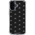 Alchemy Skull and Crossbone Pattern iPhone 16 Plus Clear Case